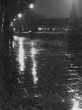 Rainy Wet Sidewalk at Night, London-Emil Otto Hoppé-Photographic Print