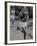 Emil Zatopek Running in Marathon at 1952 Olympics-null-Framed Premium Photographic Print