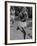 Emil Zatopek Running in Marathon at 1952 Olympics-null-Framed Premium Photographic Print
