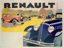 Advertisement for Renault Motor Cars, c.1920-Emile Andre Schefer-Giclee Print