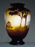 Glass Vase with Landscape in Cameo Glass-Emile-antoine Bourdelle-Giclee Print