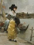At the Quayside-Emile-auguste Pinchart-Giclee Print