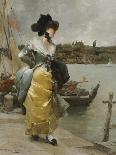 At the Quayside-Emile-auguste Pinchart-Giclee Print