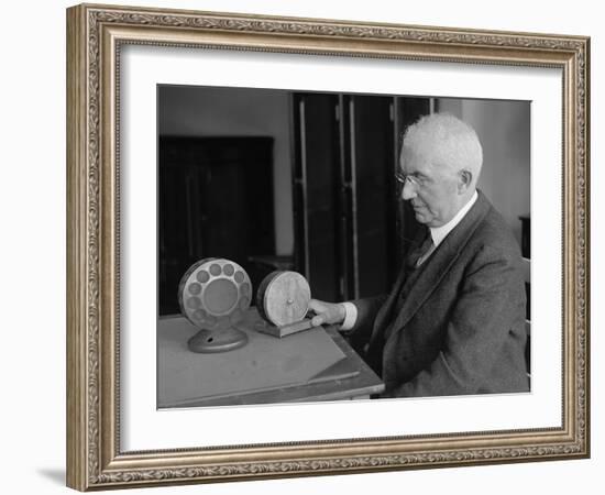 Emile Berliner, German-American Inventor-Science Source-Framed Giclee Print