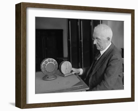 Emile Berliner, German-American Inventor-Science Source-Framed Giclee Print