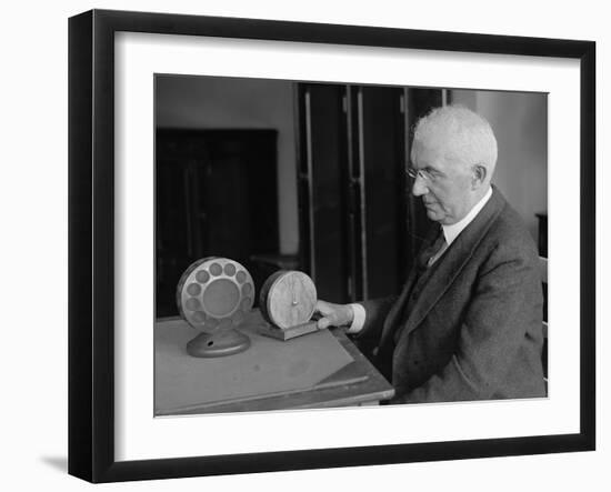 Emile Berliner, German-American Inventor-Science Source-Framed Giclee Print