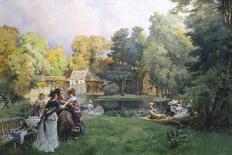 Summer Party at the Trianon-Emile-Charles Dameron-Framed Giclee Print