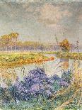 By the Riverside-Emile Claus-Giclee Print
