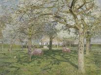 By the Riverside-Emile Claus-Giclee Print