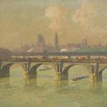 Waterloo Bridge and Hungerford Bridge, 1916-Emile Claus-Giclee Print