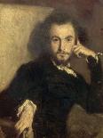 Charles Baudelaire (1821-67) 1844-Emile Deroy-Framed Premier Image Canvas