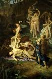 La Mort D'Orphée (The Death of Orpheus), 1866-Emile Levy-Framed Premier Image Canvas