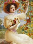 The Flower Girl-Emile Vernon-Giclee Print
