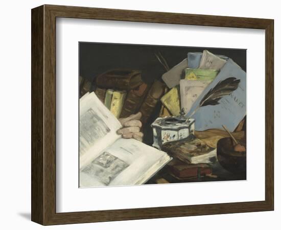 Emile Zola (1840-1902), écrivain-Edouard Manet-Framed Giclee Print