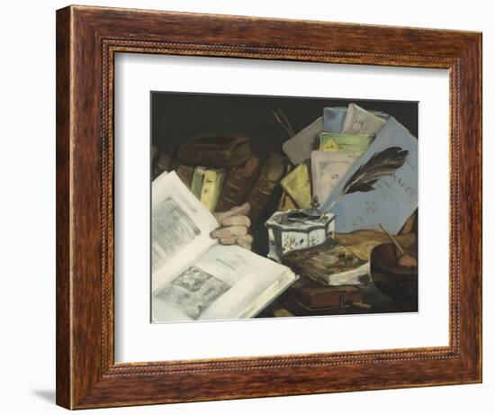 Emile Zola (1840-1902), écrivain-Edouard Manet-Framed Giclee Print