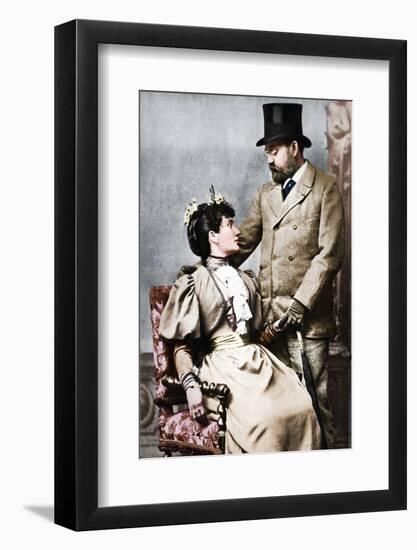 'Emile Zola and Jeanne Rozerat', c1890, (1939)-Pierre Petit-Framed Photographic Print