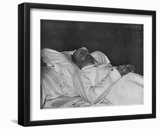 Emile Zola Dead-null-Framed Art Print