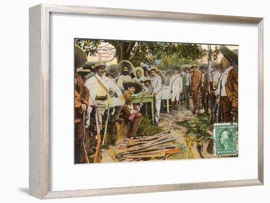 Emiliano Zapata and Followers, Cuernavaca, Mexico-null-Framed Art Print