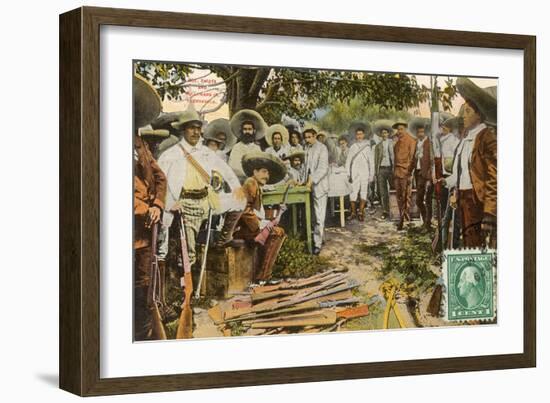Emiliano Zapata and Followers, Cuernavaca, Mexico-null-Framed Art Print