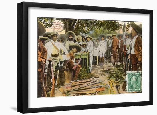 Emiliano Zapata and Followers, Cuernavaca, Mexico-null-Framed Art Print