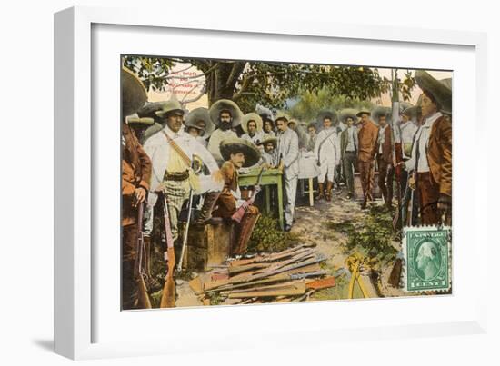 Emiliano Zapata and Followers, Cuernavaca, Mexico-null-Framed Art Print