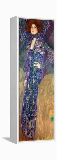 Emilie Floege-Gustav Klimt-Framed Premier Image Canvas