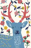 Folklore Deer-Emilie Ramon-Giclee Print