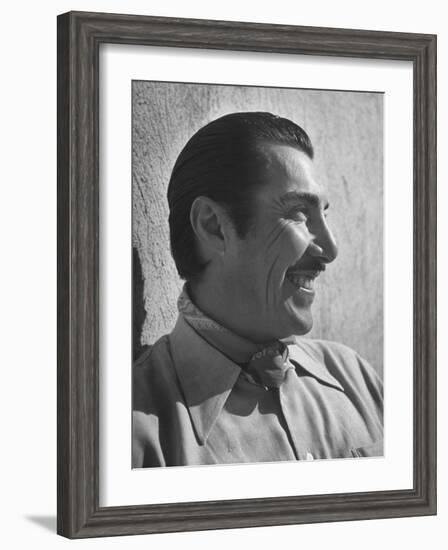 Emilio "Indio" Fernandez Smiling-Loomis Dean-Framed Photographic Print