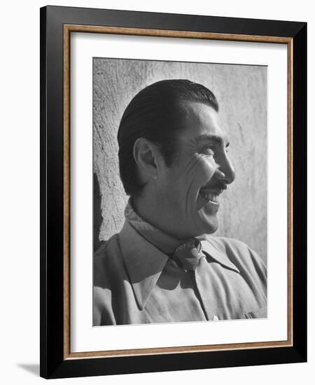 Emilio "Indio" Fernandez Smiling-Loomis Dean-Framed Photographic Print