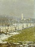 Landscape. Winter Sun, 1891-Emilio Longoni-Giclee Print
