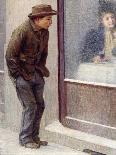 Reflections of a Starving Man or Social Contrasts, 1894-Emilio Longoni-Giclee Print