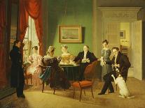 A Portrait of the Schram Family, 1829-Emilius Baerentzen-Framed Premier Image Canvas