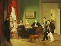 A Portrait of the Schram Family, 1829-Emilius Baerentzen-Premier Image Canvas