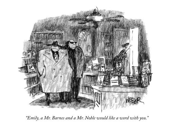 Emily A Mr Barnes And A Mr Noble Would Like A Word With You