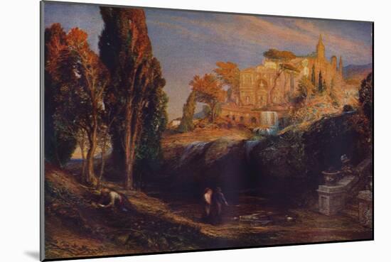 Emily and Valancourt at the Chateau Le Blanc: Lady Foix Hears from Dr Foix, Mysteries of Udulpho-Samuel Palmer-Mounted Giclee Print