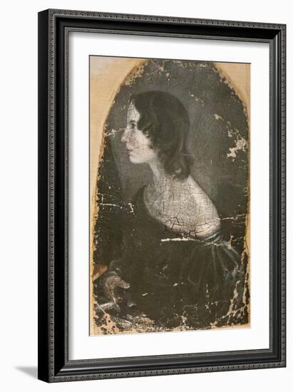 Emily Brontë, Circa 1883, Patrick Branwell Brontë, National Portrait Gallery, London, England-null-Framed Giclee Print