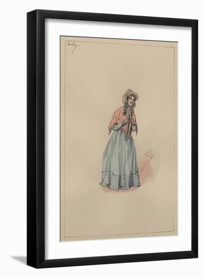 Emily, C.1920s-Joseph Clayton Clarke-Framed Giclee Print