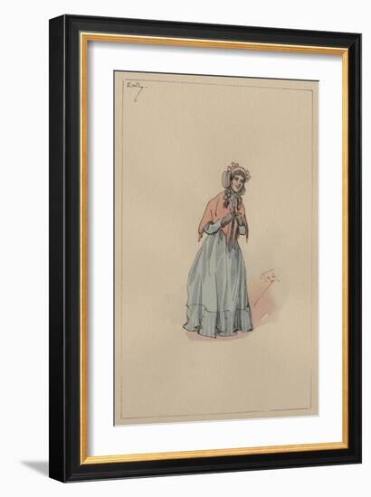 Emily, C.1920s-Joseph Clayton Clarke-Framed Giclee Print