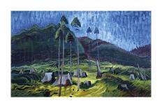 Totem and Forest-Emily Carr-Premium Giclee Print