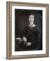 Emily Dickinson, American Poet-Science Source-Framed Giclee Print