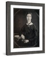 Emily Dickinson, American Poet-Science Source-Framed Giclee Print