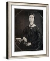 Emily Dickinson, American Poet-Science Source-Framed Giclee Print