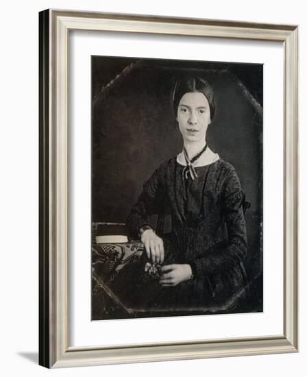Emily Dickinson, American Poet-Science Source-Framed Giclee Print