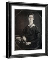 Emily Dickinson, American Poet-Science Source-Framed Giclee Print