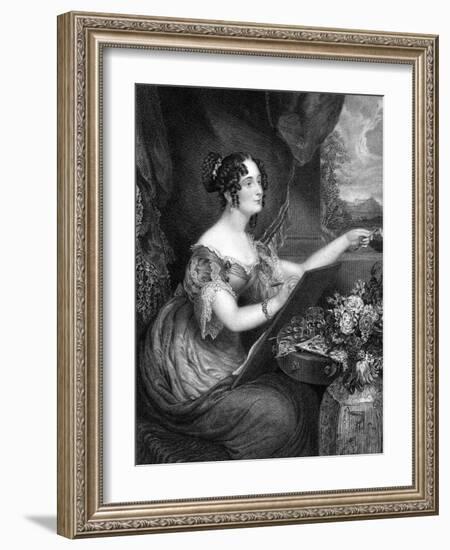 Emily Lady Pakenham-George Hayter-Framed Art Print