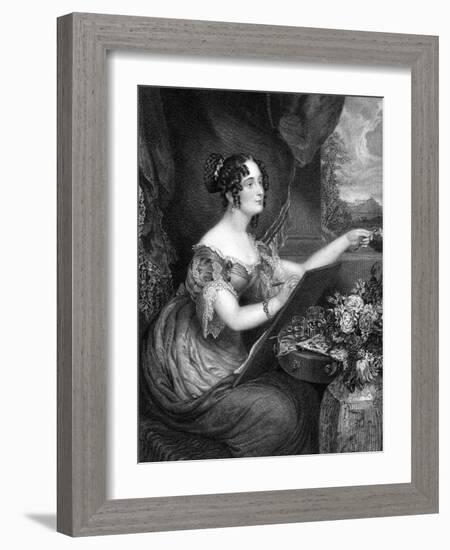 Emily Lady Pakenham-George Hayter-Framed Art Print