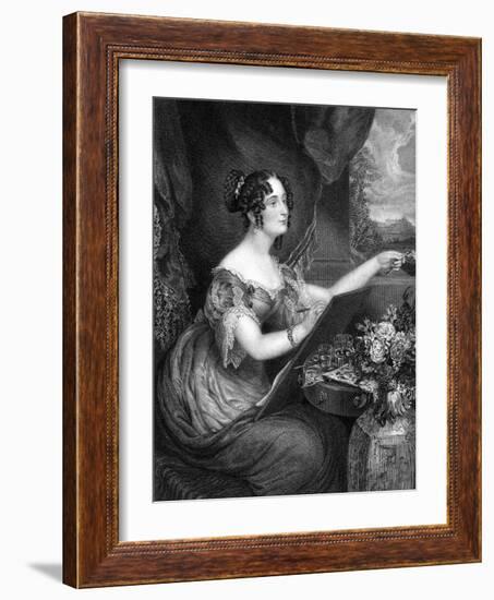 Emily Lady Pakenham-George Hayter-Framed Art Print