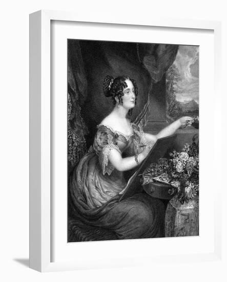 Emily Lady Pakenham-George Hayter-Framed Art Print