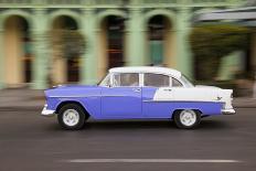 Caribbean, Cuba, Havana. Havana's vintage cars. 1952 Chevrolet DeLuxe.-Emily M Wilson-Premier Image Canvas