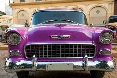 Caribbean, Cuba, Havana. Havana's vintage cars. 1952 Chevrolet DeLuxe.-Emily M Wilson-Premier Image Canvas